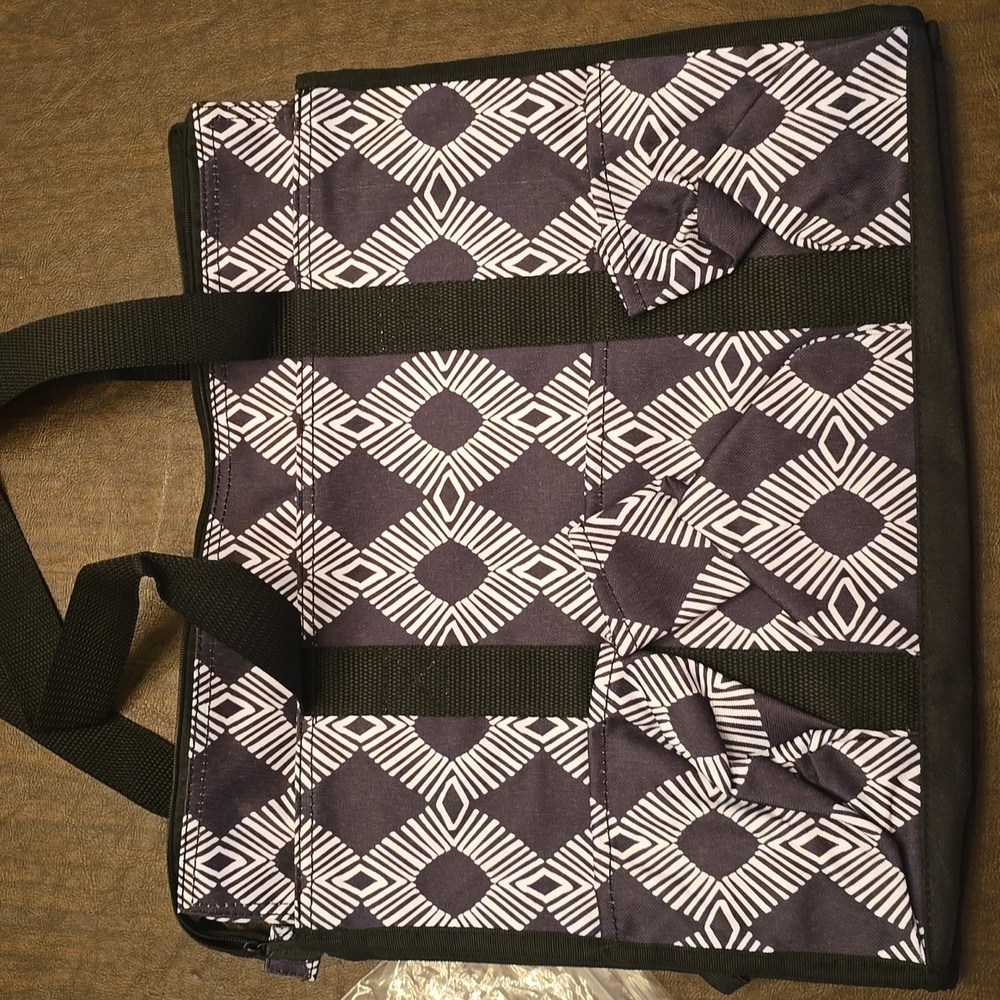 Thirty-One Zip Top Organizing Utility Tote NIP